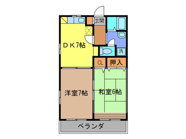 メゾンドアマランスの物件間取画像